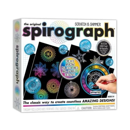 Hasbro Spirograph Scratch And Shimmer -Hasbro Verkoop 0819441010352 1