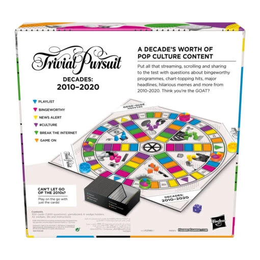 Hasbro Gaming Trivial Pursuit Decades 2010 - 2020 -Hasbro Verkoop 1988141 ae2c7812