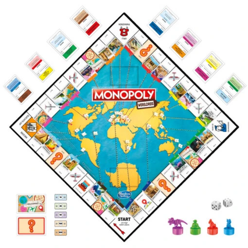 Hasbro Gaming Monopoly Wereldreis -Hasbro Verkoop 1993144 cc8e3702