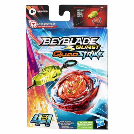 Hasbro Beyblade Burst QuadStrike QuadStrike Zeal Achilles Afschiett -Hasbro Verkoop 4541745a