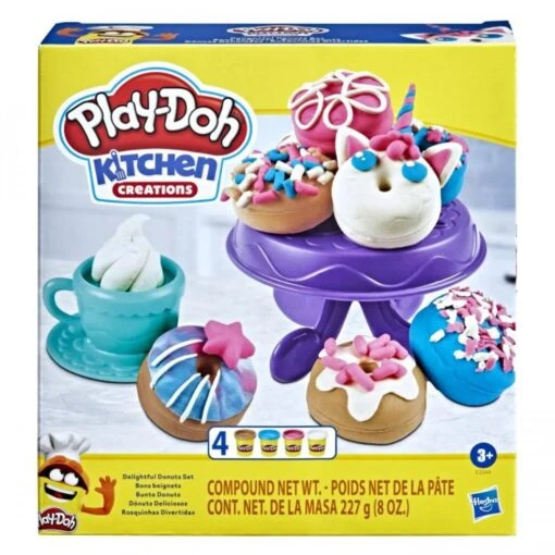 Hasbro Kleurrijke Donuts - E3344Eu6 - Playdoh -Hasbro Verkoop 5010993697465