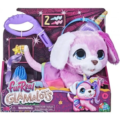 Hasbro Fur Real Friends Glameloten Hond, Roze -Hasbro Verkoop 5010993798735