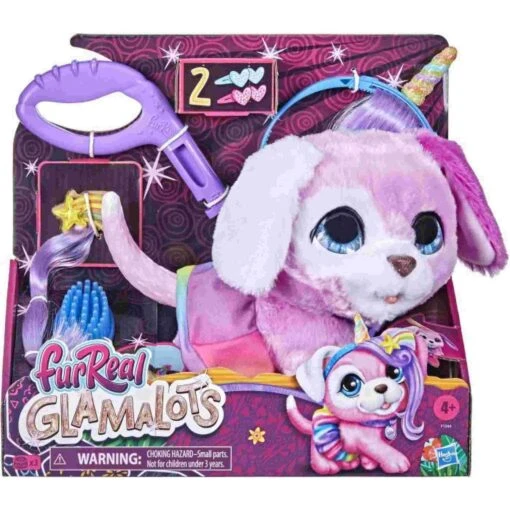 Hasbro Fur Real Friends Glameloten Hond, Roze -Hasbro Verkoop F15445L0 Fur Real Friends Glameloten Hond Roze